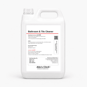 Alle’s ClinX Bathroom Tile Cleaner 5L product packaging