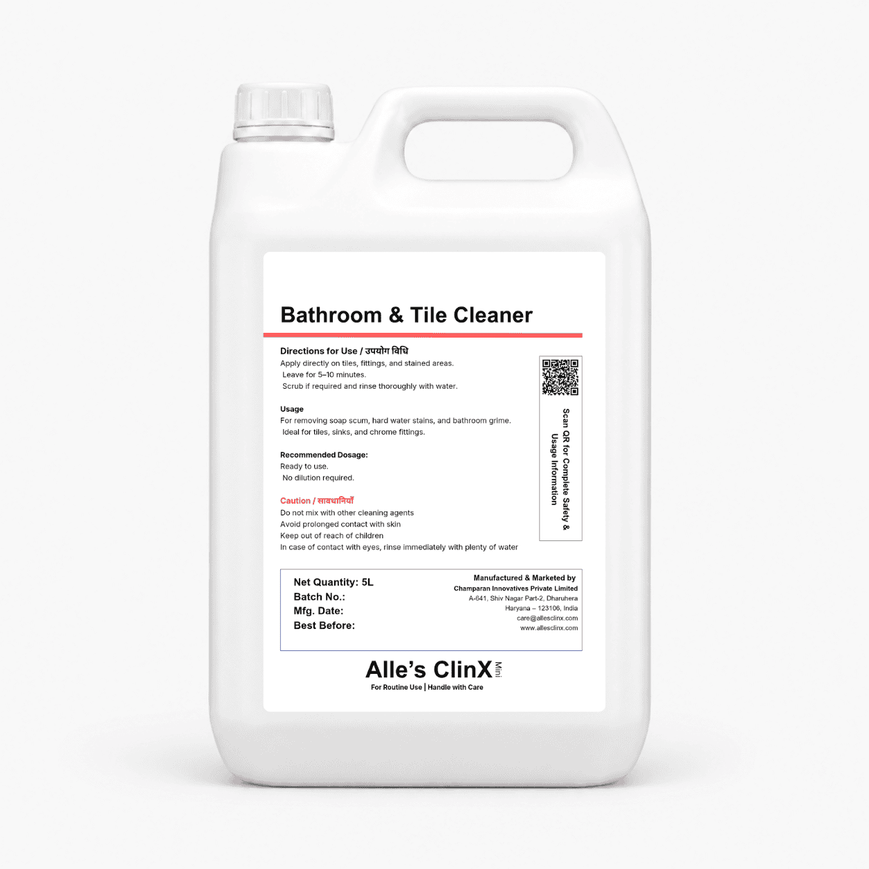 Bathroom & Tile Cleaner - Lime