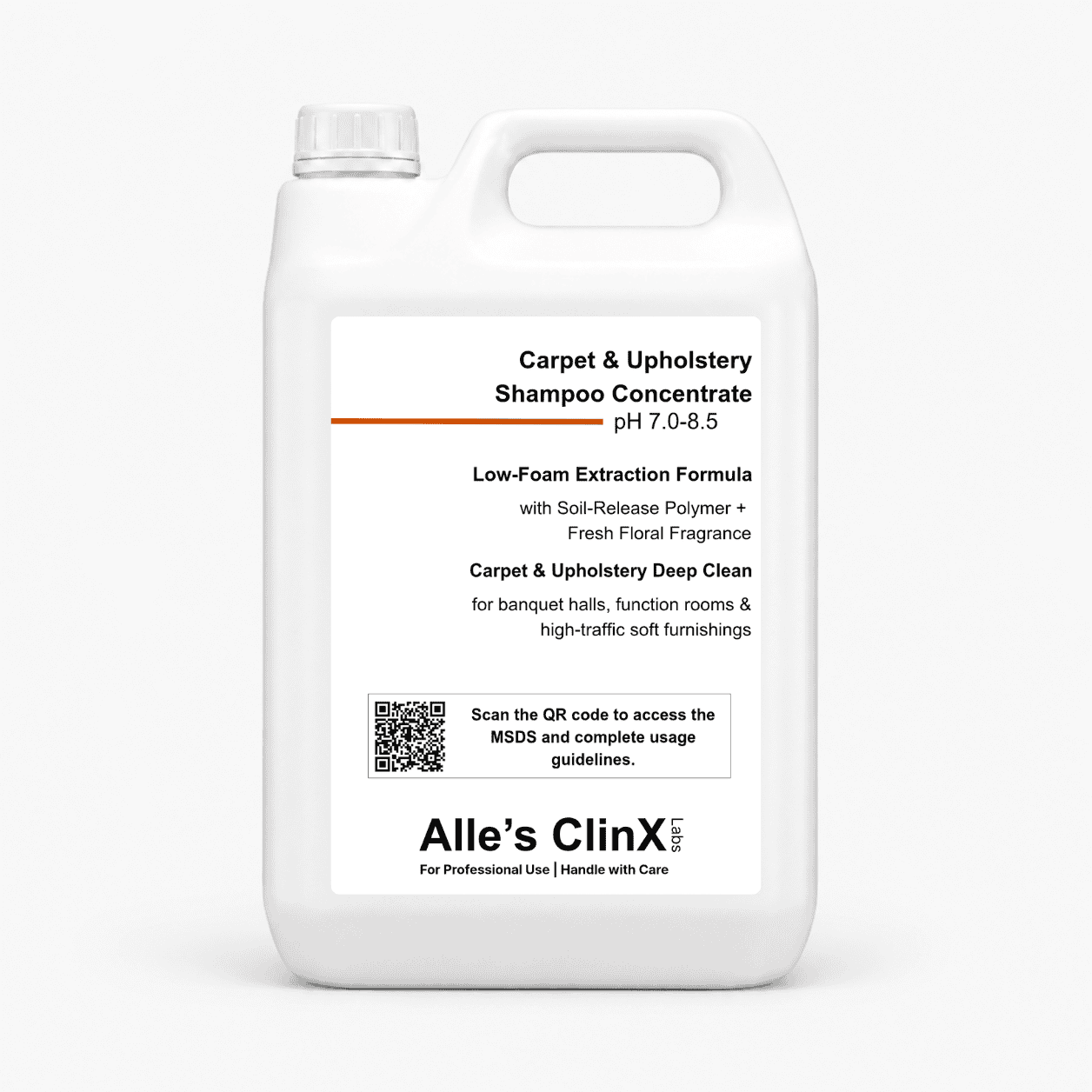 Carpet & Upholstery Shampoo Concentrate - Low Foam