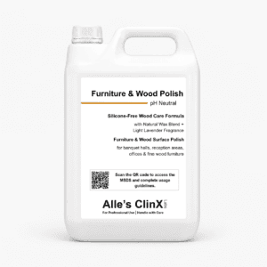 Alle’s ClinX Furniture Wood Polish Silicone Free Lavender product packaging
