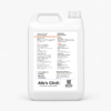 Back label of Alle’s ClinX Instrument Pre Soak Enzymatic Cleaner 5L