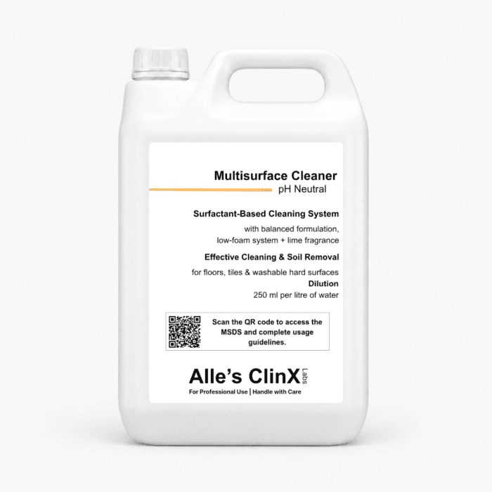 Alle’s ClinX Multisurface Cleaner pHneutral product packaging