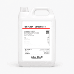 Alle’s ClinX Sandalwood Handwash 5L product packaging