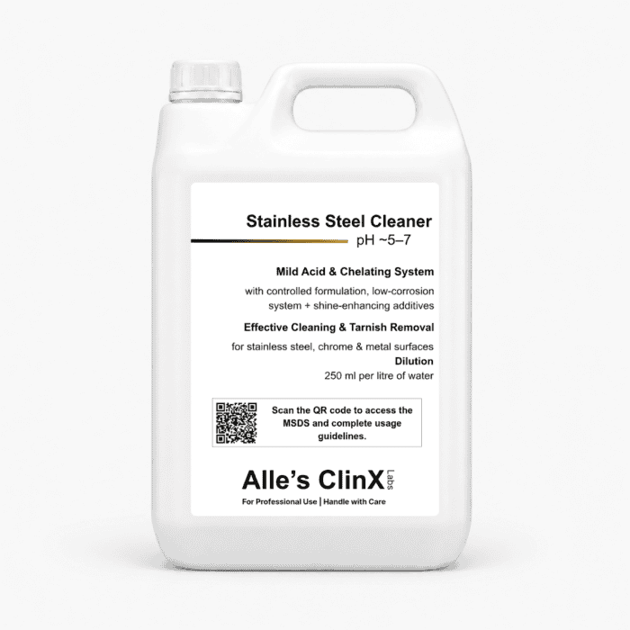 Alle’s ClinX Stainless Steel Cleaner Tarnish Remover product packaging