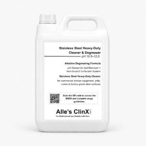 Alle’s ClinX Stainless Steel Heavy Duty Cleaner Degreaser product packaging