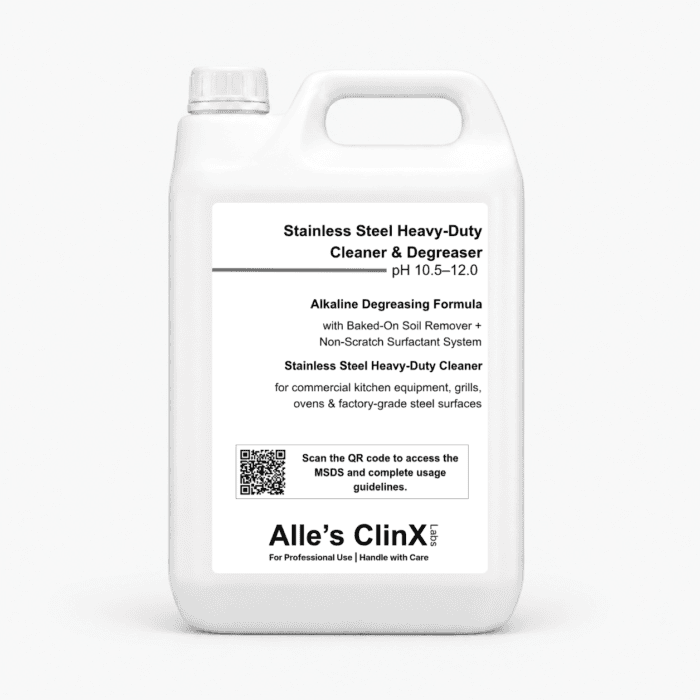 Alle’s ClinX Stainless Steel Heavy Duty Cleaner Degreaser product packaging